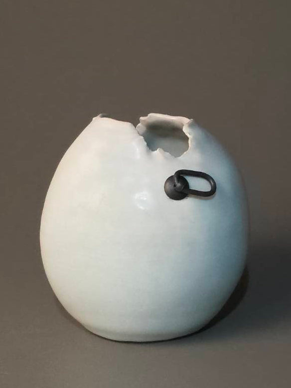 12. Ultimate Sky Blue Celadon Wall Vase