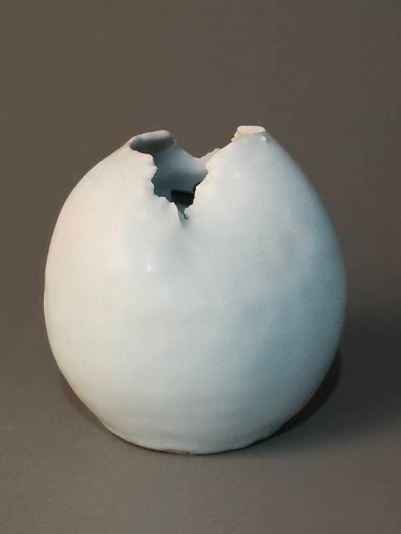 12. Ultimate Sky Blue Celadon Wall Vase