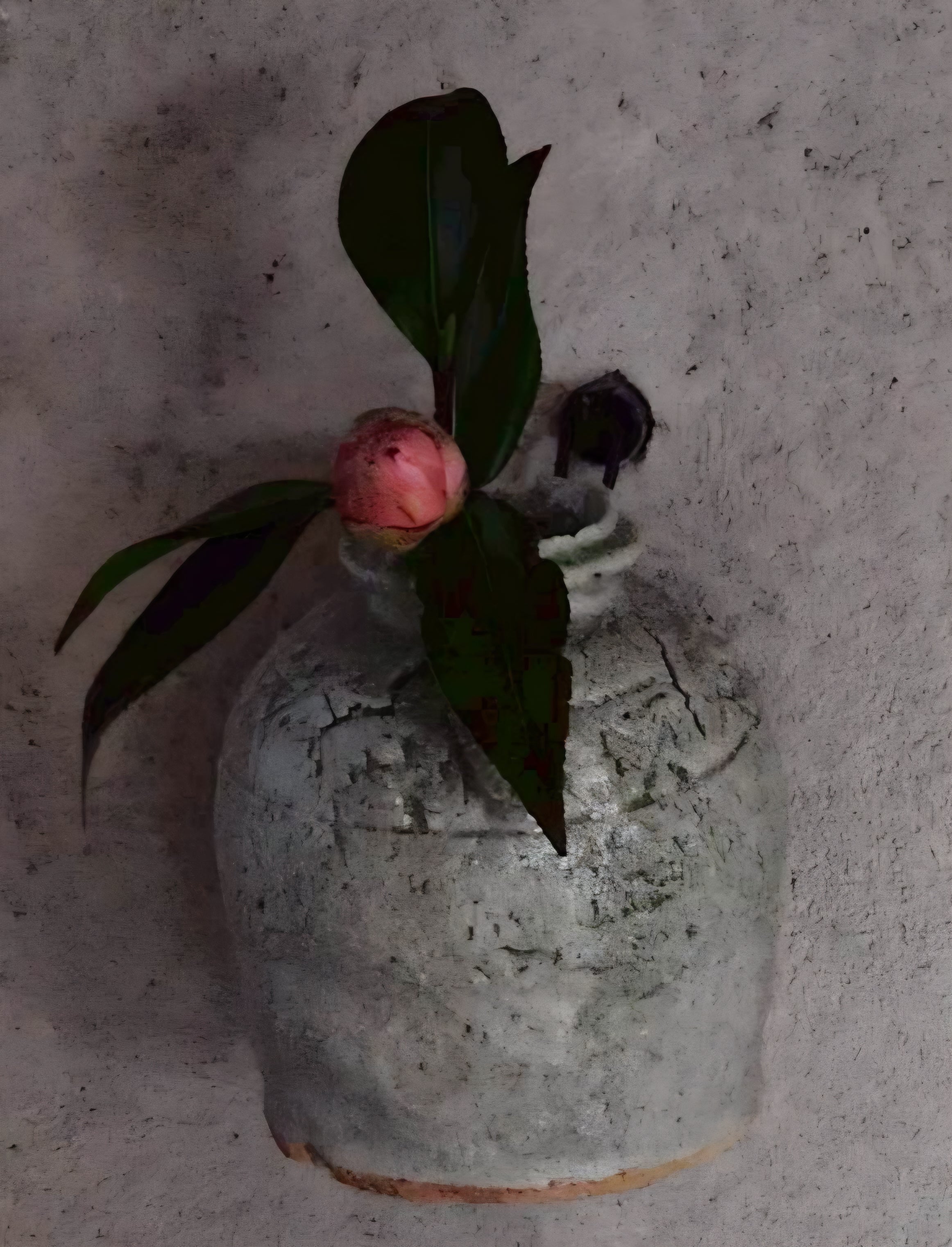7. Grayish-blue wall vase