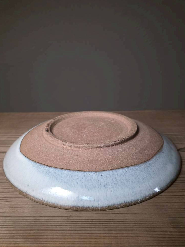 1. Mottled glaze 12-inch plate