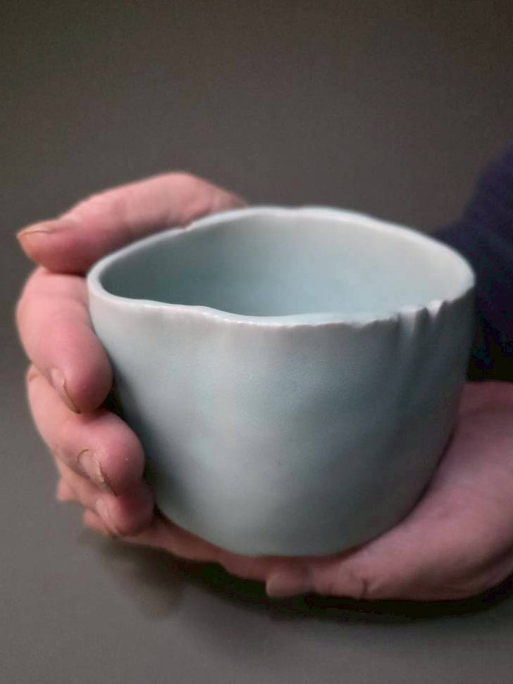 3. Pink celadon small wabi-cha bowl (ceramic)