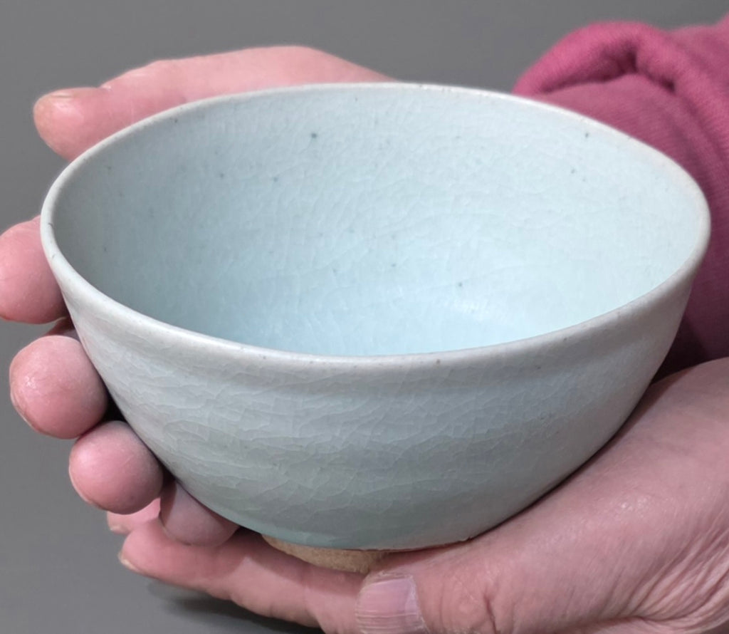21. Pink Celadon Small Wabicha Bowl