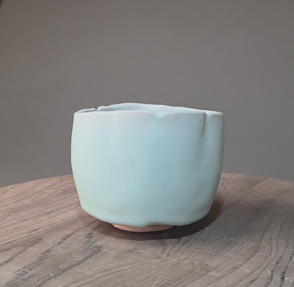 3. Pink celadon small wabi-cha bowl (ceramic)