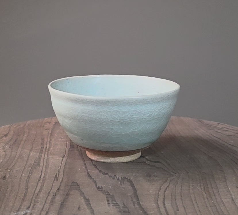 21. Pink Celadon Small Wabicha Bowl